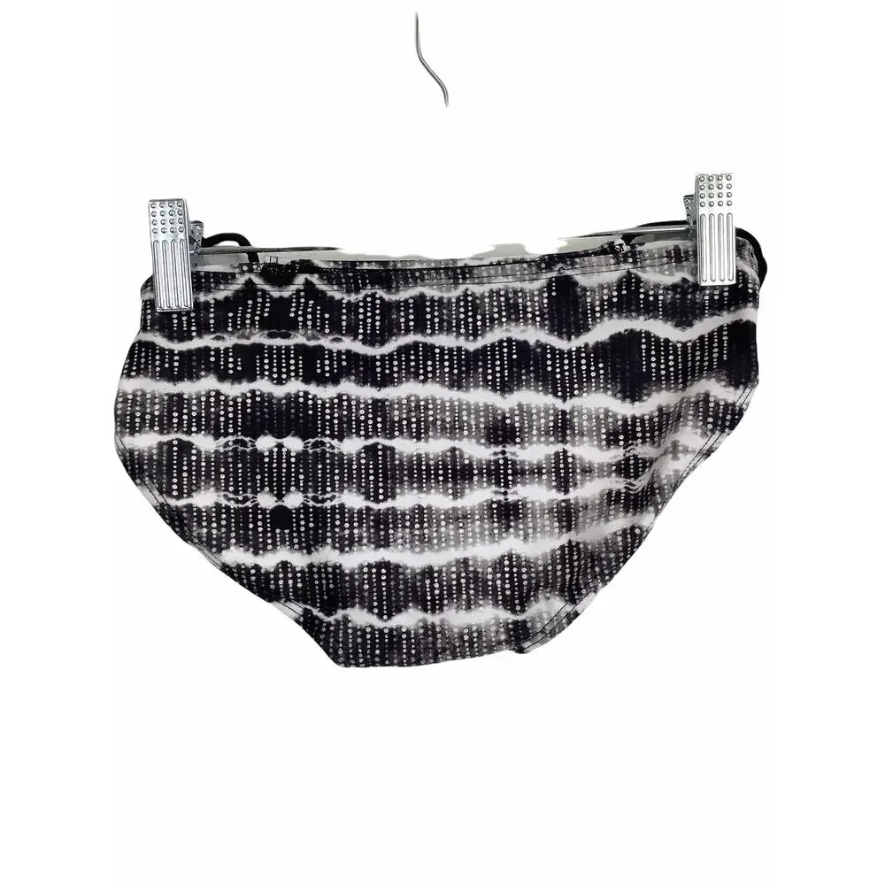 Art Class Girls Black & White Bikini Swim Bathing Suit Set Kids Size Medium 7/8